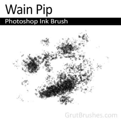 Photoshop Ink Brush for digital artists 'Wain Pip'
