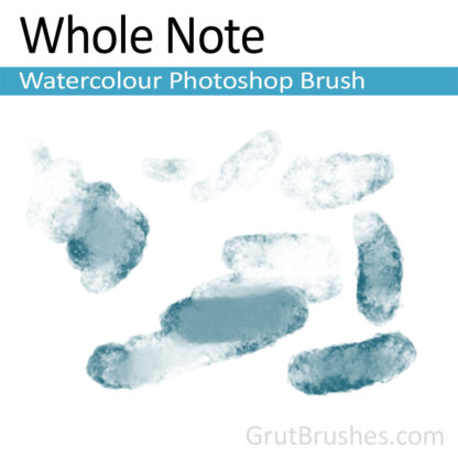 Photoshop Watercolor for digital artists 'Whole Note'
