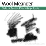 'Wool Meander' Photoshop Natural Media brush