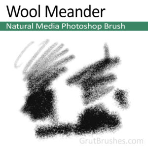 Wool Meander - Photoshop Natural Media Brush
