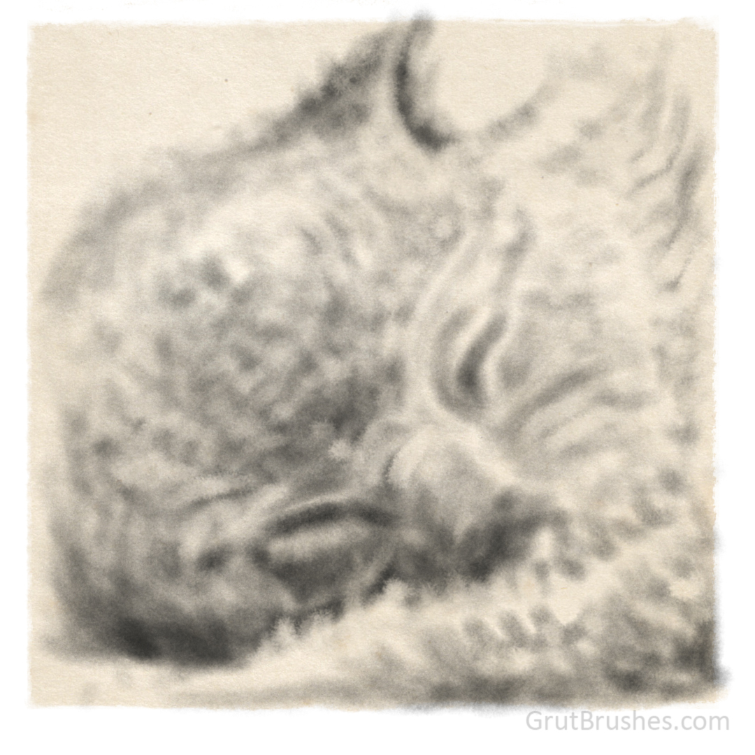 Drawn with the 'Will Do' Photoshop charcoal brush