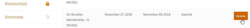 Renew your membership to re-download all old and new Art Brushes you may have missed
